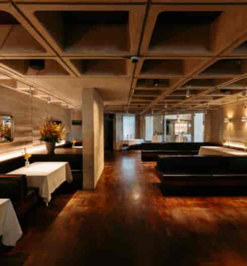 National Theatre event space, modern, corporate, social