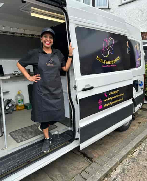 Bollywood Bites food truck, vibrant catering, festival activation