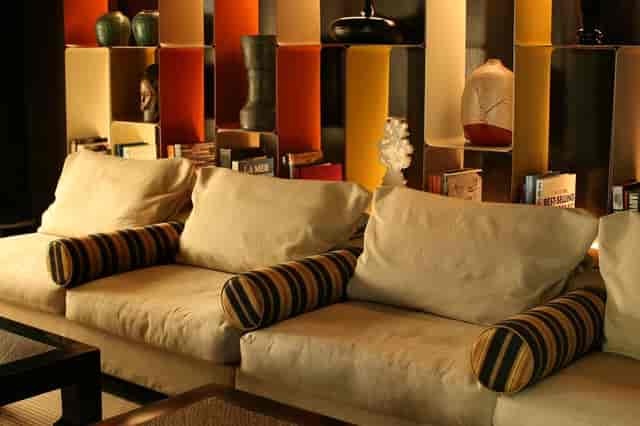 Stylish lounge at Orpheu, Bairro Alto Hotel for informal meetings and networking events.
