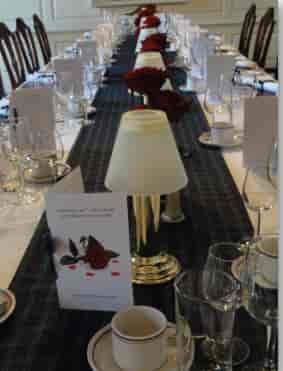 Christ's College Cambridge Portrait Room formal dinner celebration