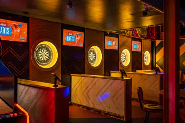 Bullseye Zone at Roxy Ball Room Leeds: Competitive venue for corporate team building events.