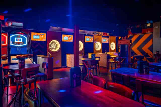 Bullseye Zone at Roxy Ball Room Leeds: Activity station for team-building and corporate events.