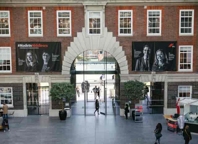 Middlesex Uni Quad: event branding, conference, exhibition