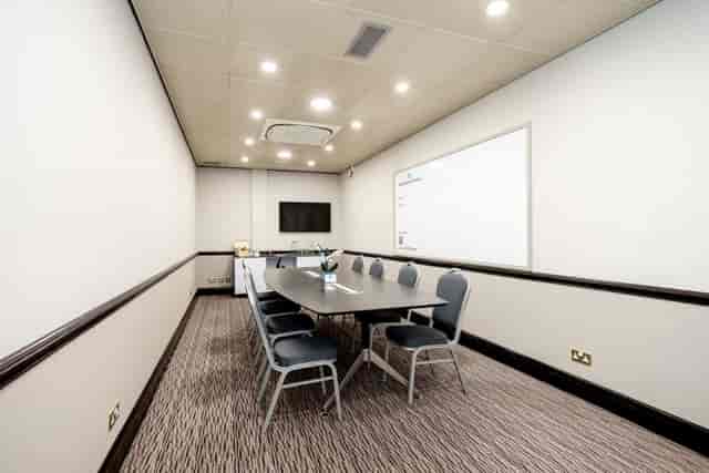 London hotel boardroom meeting, presentation, event