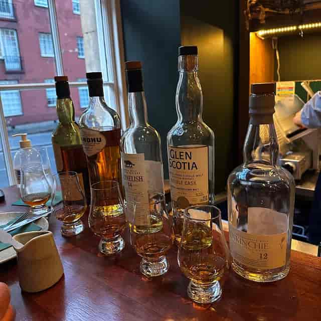 Whiskey tasting event, Cask and Vine, premium reception