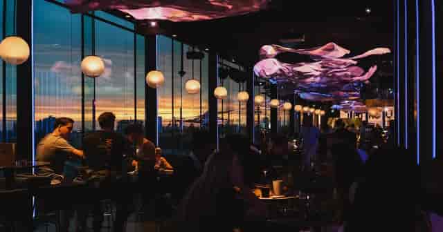 Amsterdam event space sunset cocktail party