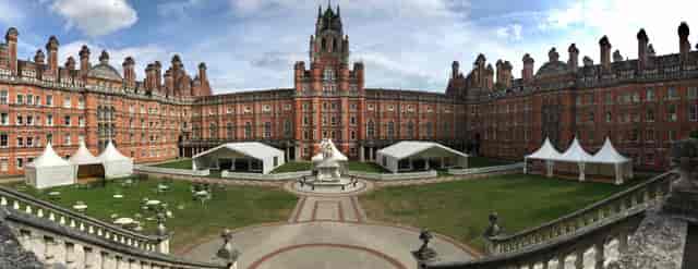 NOC Marquee venue in historic quad for upscale outdoor corporate events and activations.