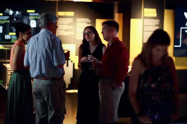 SPYSCAPE museum reception, spy games event