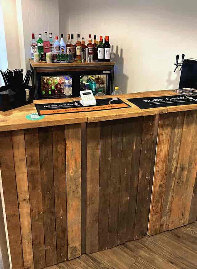 Rustic mobile bar hire, event, casual