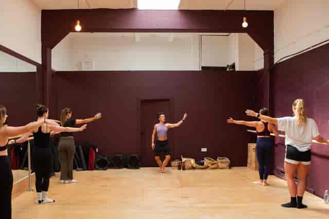 Bethnal Green dance studio, natural light, workshop event