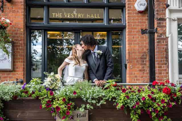 Mansfield Hall at The Vestry Hall: Charming brick venue for boutique weddings.