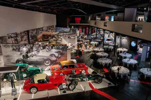 Silverstone Museum exclusive venue hire for corporate dining and networking events.