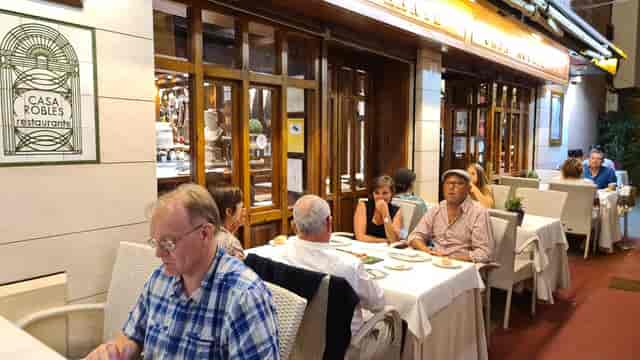 Casa Robles al fresco networking dinner, elegant venue layout, private event hire.