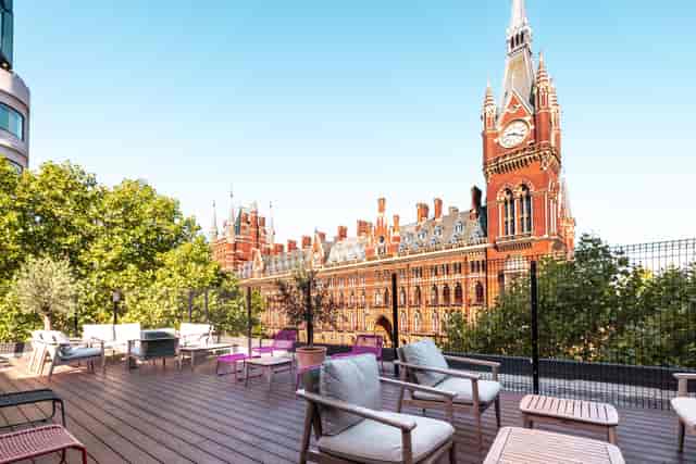 Regent’s Rooftop Terrace: Open-air event space with St Pancras views for networking and cocktails.
