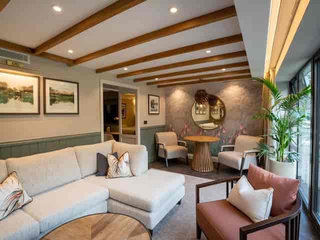 Lake View Lounge at Armathwaite Hall: boutique meeting space for corporate events and conferences.
