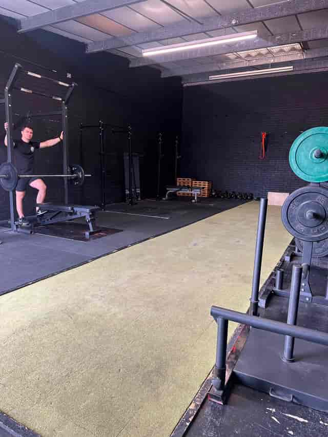 CrossFit Ancoats industrial gym space for corporate wellness retreats and team-building events.