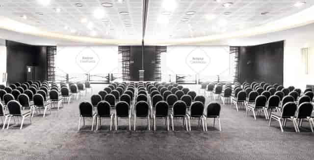 Music Hall conference room in Sofitel Casablanca with theater seating for corporate events.