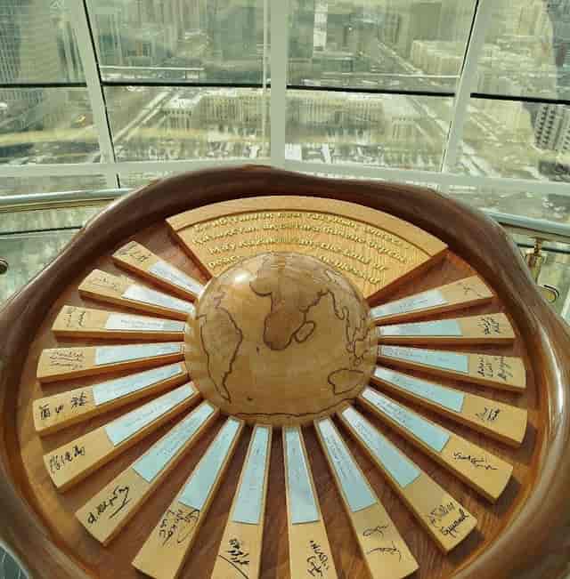 Baiterek Tower gallery, elegant architectural centerpiece for international summits and galas.
