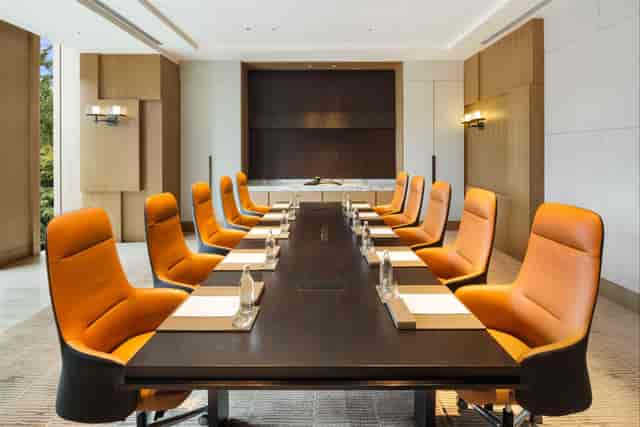 Boardroom-style setup in Talek 1 at JW Marriott Nairobi for executive meetings and corporate events.