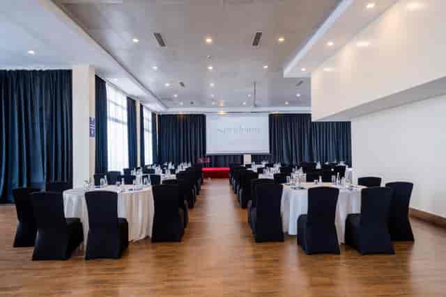 Jasmine A banquet setup at PrideInn Azure for corporate events or social functions.