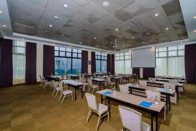 Jasmine A in PrideInn Azure Hotel meeting room, classroom-style setup for corporate events.
