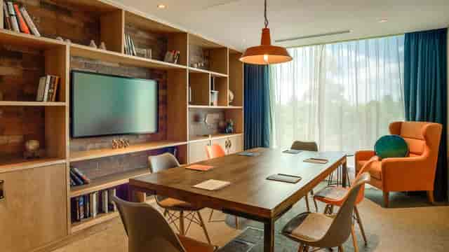 Boardroom setup at The Social House Nairobi for executive strategy and creative brainstorming.