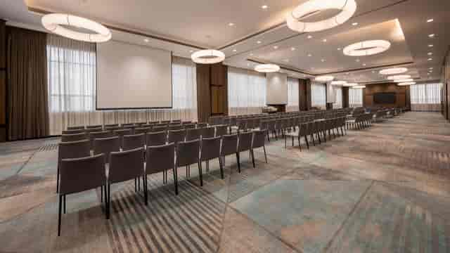 Regency Ballroom in Hyatt Regency Nairobi: Theater-style event space for corporate conferences.