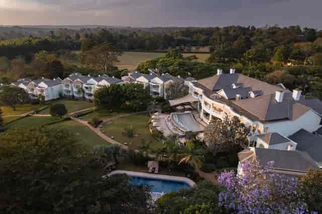 Hemingways Nairobi meeting room with scenic pool view for executive board meetings and retreats.