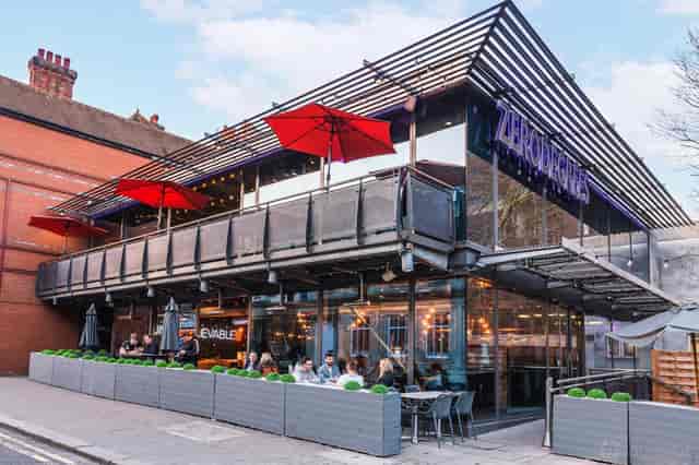 Tank Lounge & Terrace outdoor venue for corporate receptions and networking events.