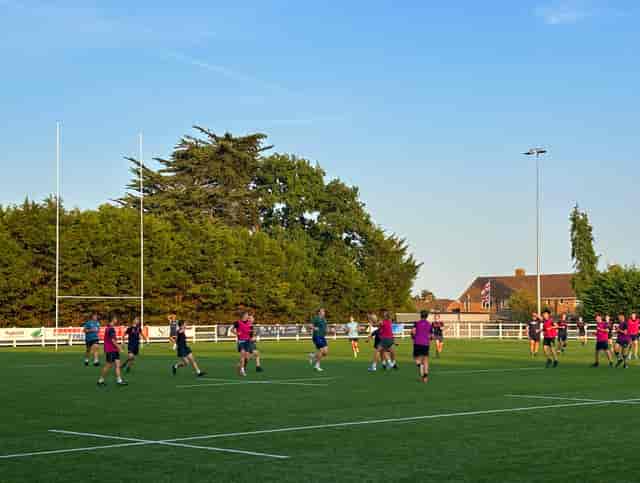 Havant Rugby Club grass pitches for team-building activities and outdoor sports retreats.