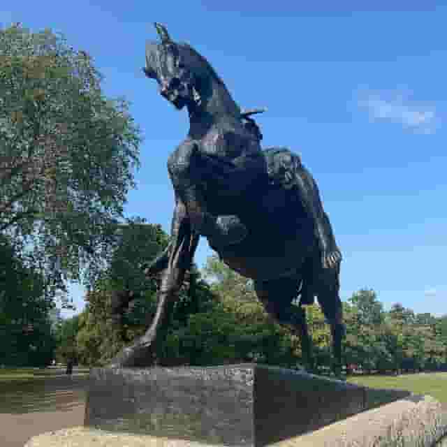 Physical Energy Statue Green