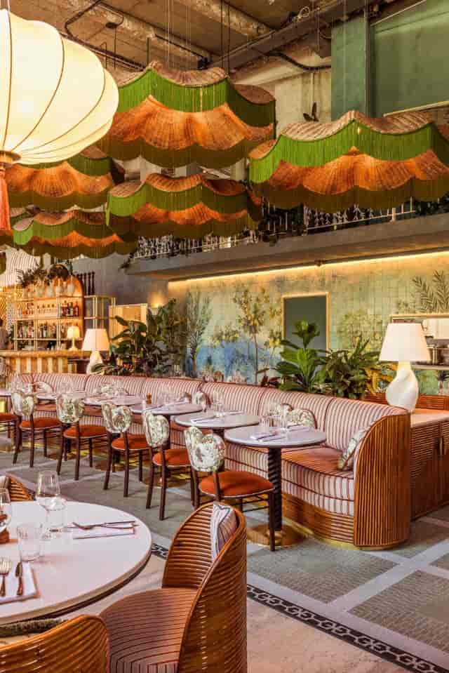 Bambini Club London restaurant interior for upscale corporate mixers and incentive dinners.