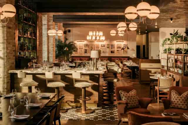 The Restaurant at Bambini Club London: high-end venue for corporate dinners and networking events.
