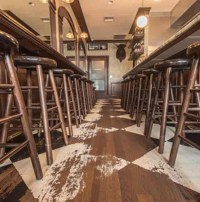 Ludo Bar Bath venue for cocktail receptions and networking mixers, featuring high-density layout.