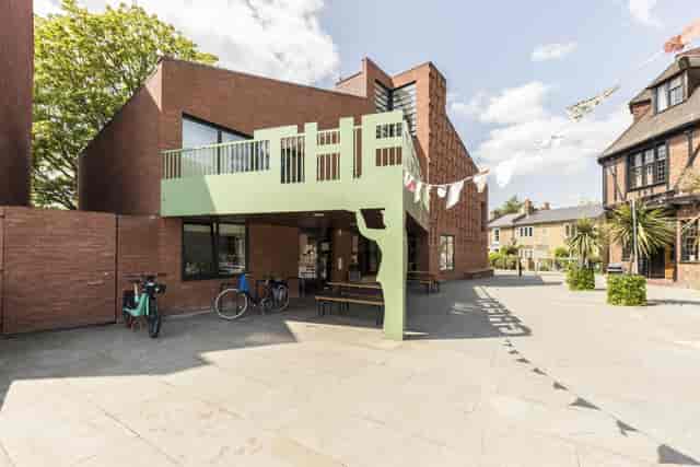 Ivy at The Green Nunhead: Outdoor community breakout space for networking mixers.