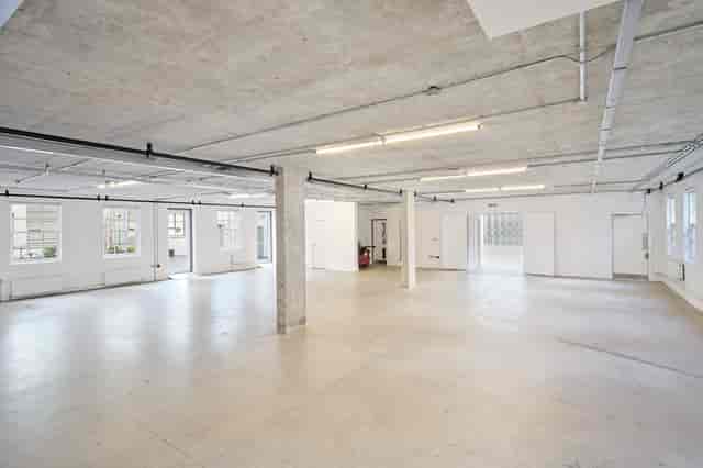 Industrial Studio 6 and Courtyard venue for creative pop-up events and gallery workshops.