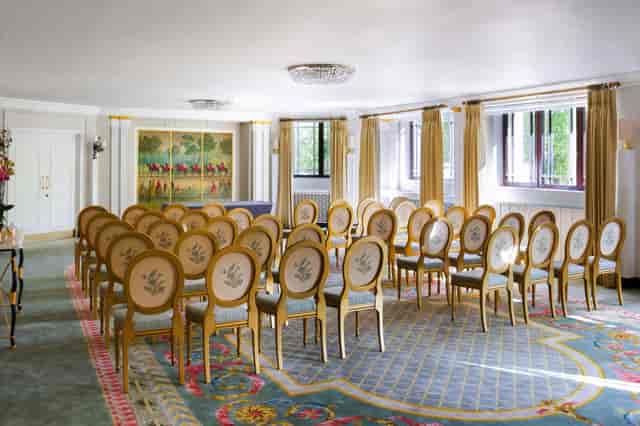 Elegant Park Suite meeting room at The Dorchester, perfect for workshops and small conferences.