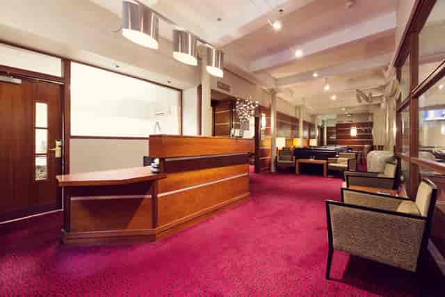 Clegg Suite lobby at Townhouse Hotel Manchester, ideal for meetings and events.