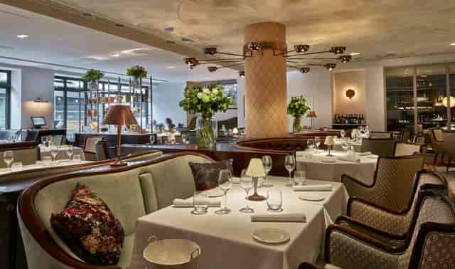 Private dining room at Sartoria with elegant decor for upscale events and meetings.