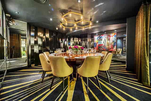Giovanni Room at Quaglino's: elegant meeting space for exclusive events and gatherings.