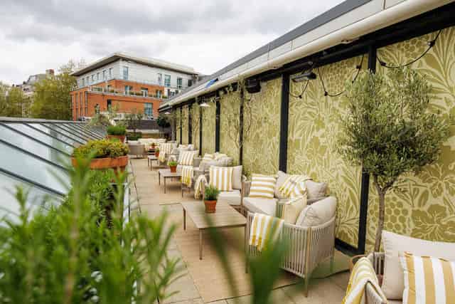 Outdoor roof terrace
