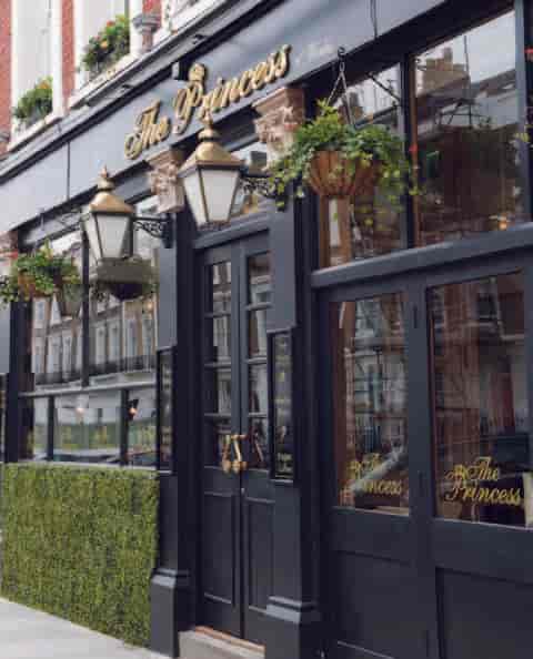 Elegant Princess Room in The Princess of Wales Pub for intimate events and gatherings.