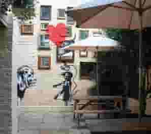The Banksy Beer Garden