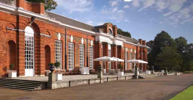 Orangery at Kensington Palace: elegant venue with spacious terrace for weddings and events.