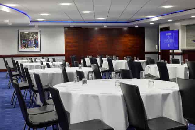 Drake and Harris Suites at Chelsea FC, modern event space for corporate meetings.