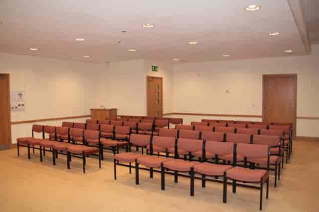 Small Meeting Room in Liverpool Quaker House, ideal for workshops and conferences.