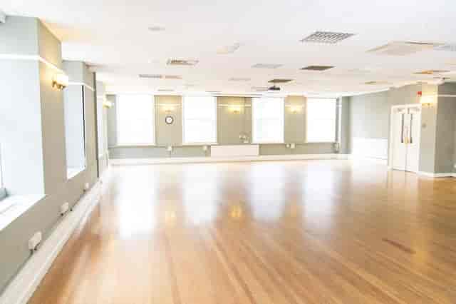 Presidential Suite at The London Irish Centre, spacious event room with natural light.