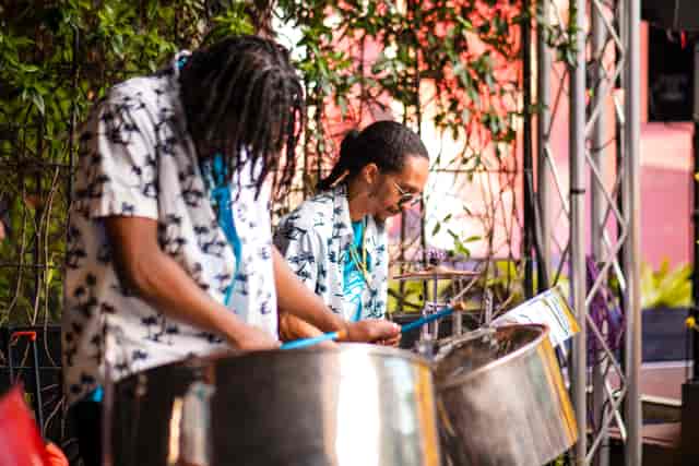 Ministry of Sound courtyard live music tropical event