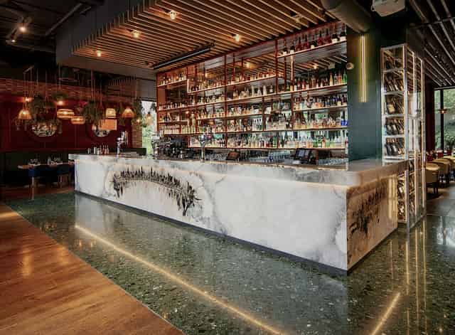 Semi-Private Bar Area