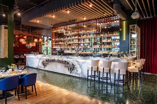 Semi-Private Bar Area